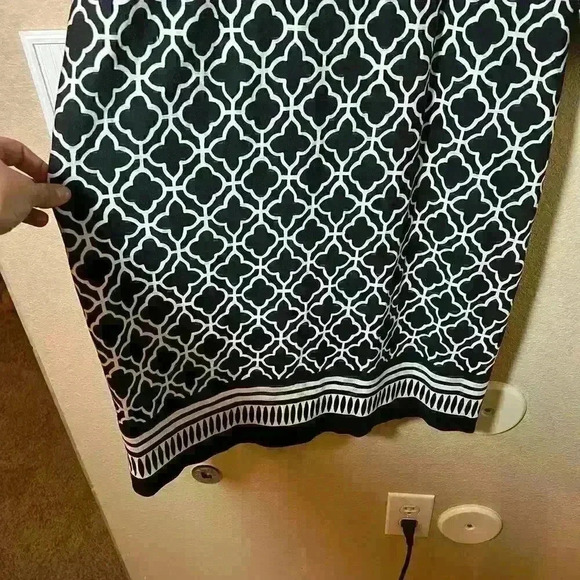 Talbots black and white dress size 14 - Picture 4 of 7